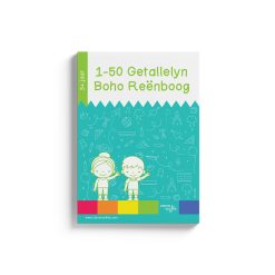 Getallelyn 0-50 - Boho reënboog