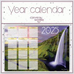 Nature 2 Year calendar 2024