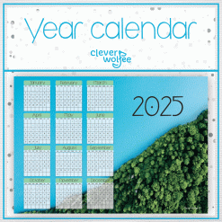 Nature 3 Year calendar 2025