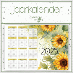 Sonneblomme 1 Jaarkalender 2025