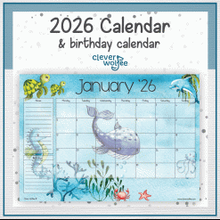 Under the sea calendar 2026