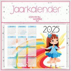 Feëtjies en reënboog Jaarkalender 2025