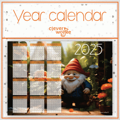 Gnome Year calendar 2025
