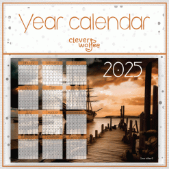 Boat 1 Year calendar 2025