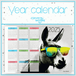Donkey Year calendar 2025