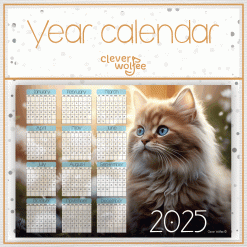 Cat Year calendar 2025