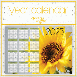 Sunflower 2 Year calendar 2025