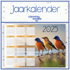 Voëls 1 Jaarkalender 2025