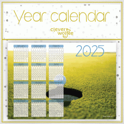 Golf Year calendar 2025
