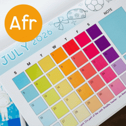 Tafelkalender 2026 vir onderwysers