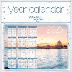 Ocean 2 Year calendar 2025