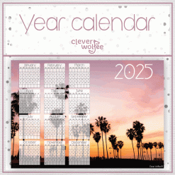Tree 3 Year calendar 2025