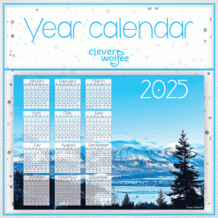 Mountains Year calendar 2025