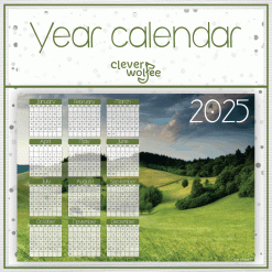 Nature 8 Year calendar 2025