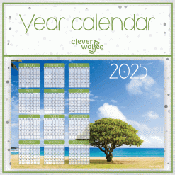 Ocean 6 Year calendar 2025