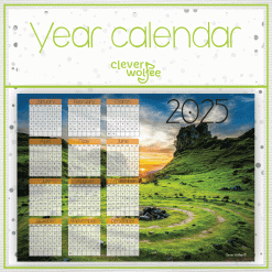 Nature 1 Year calendar 2025