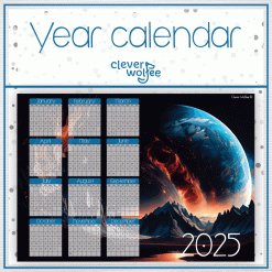 Moon Year calendar 2025