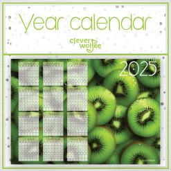 Kiwi Year calendar 2025