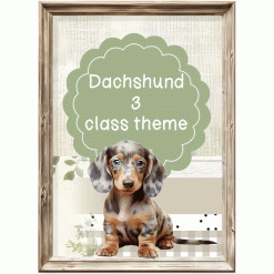 Class theme - Dachshund 3
