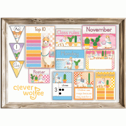 Alternative view of Class theme - Sugar pop bright lama