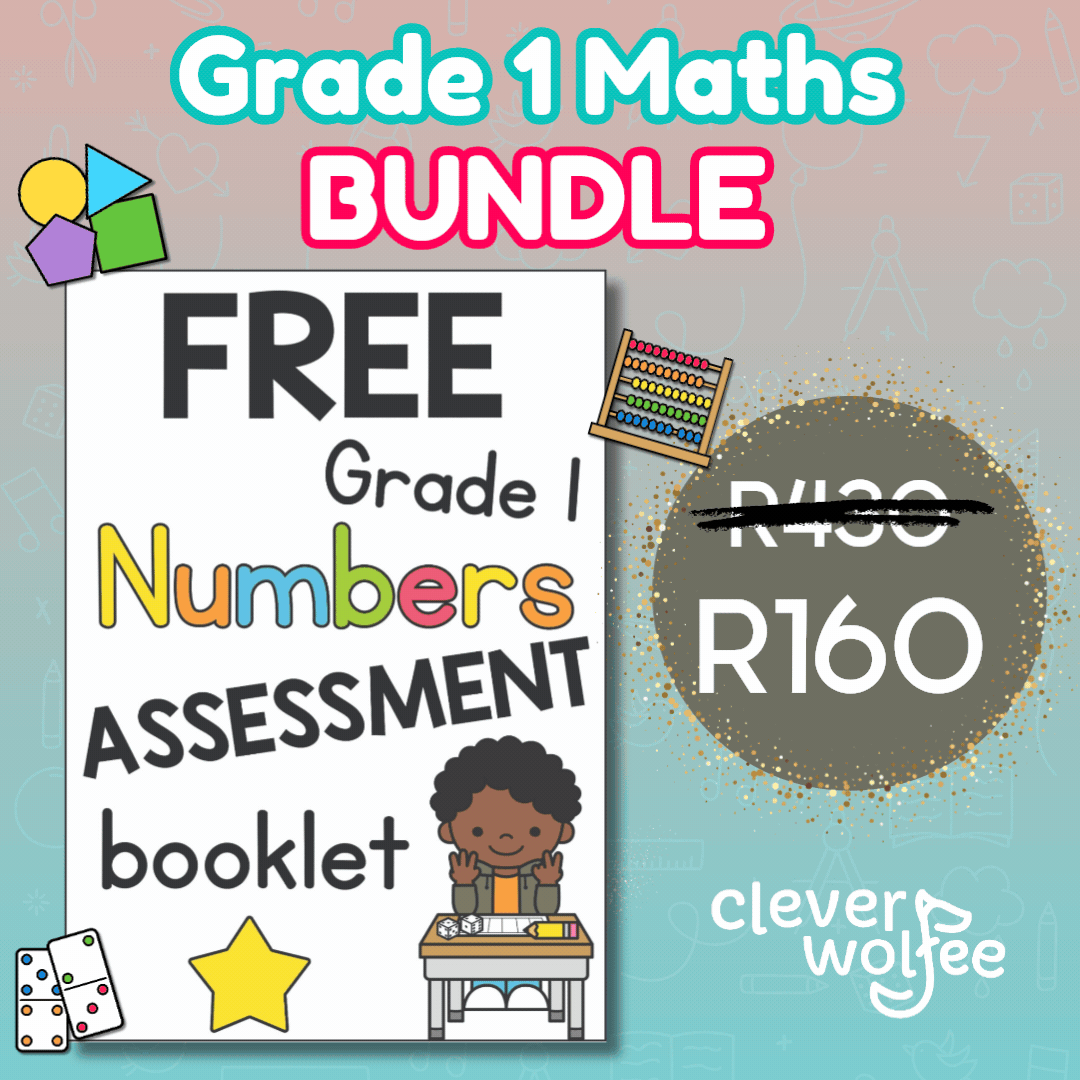 Grade 1 Maths Bundle + FREE assessment (Email special)