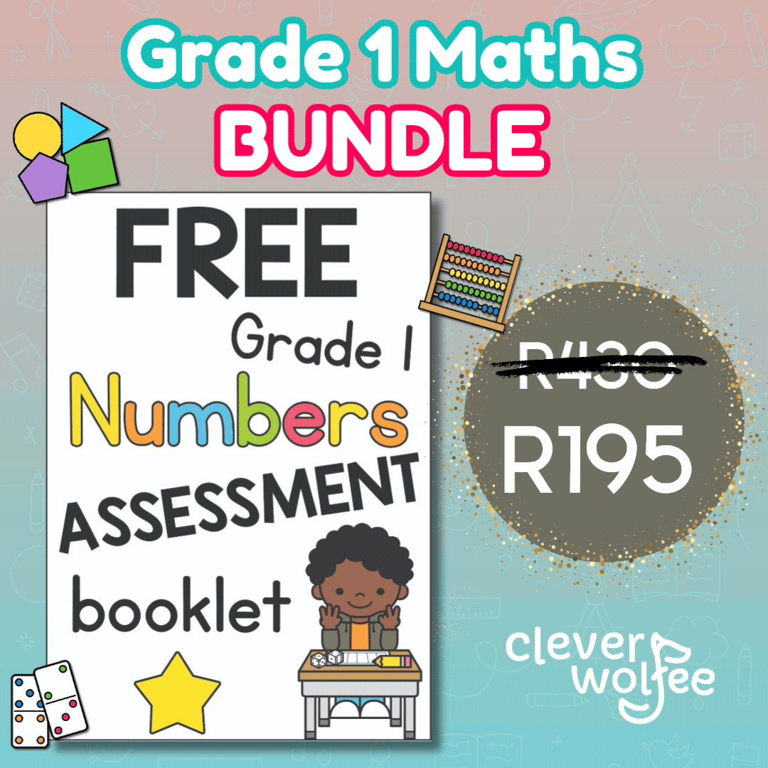 Grade 1 Maths Bundle + FREE assessment (AD special)