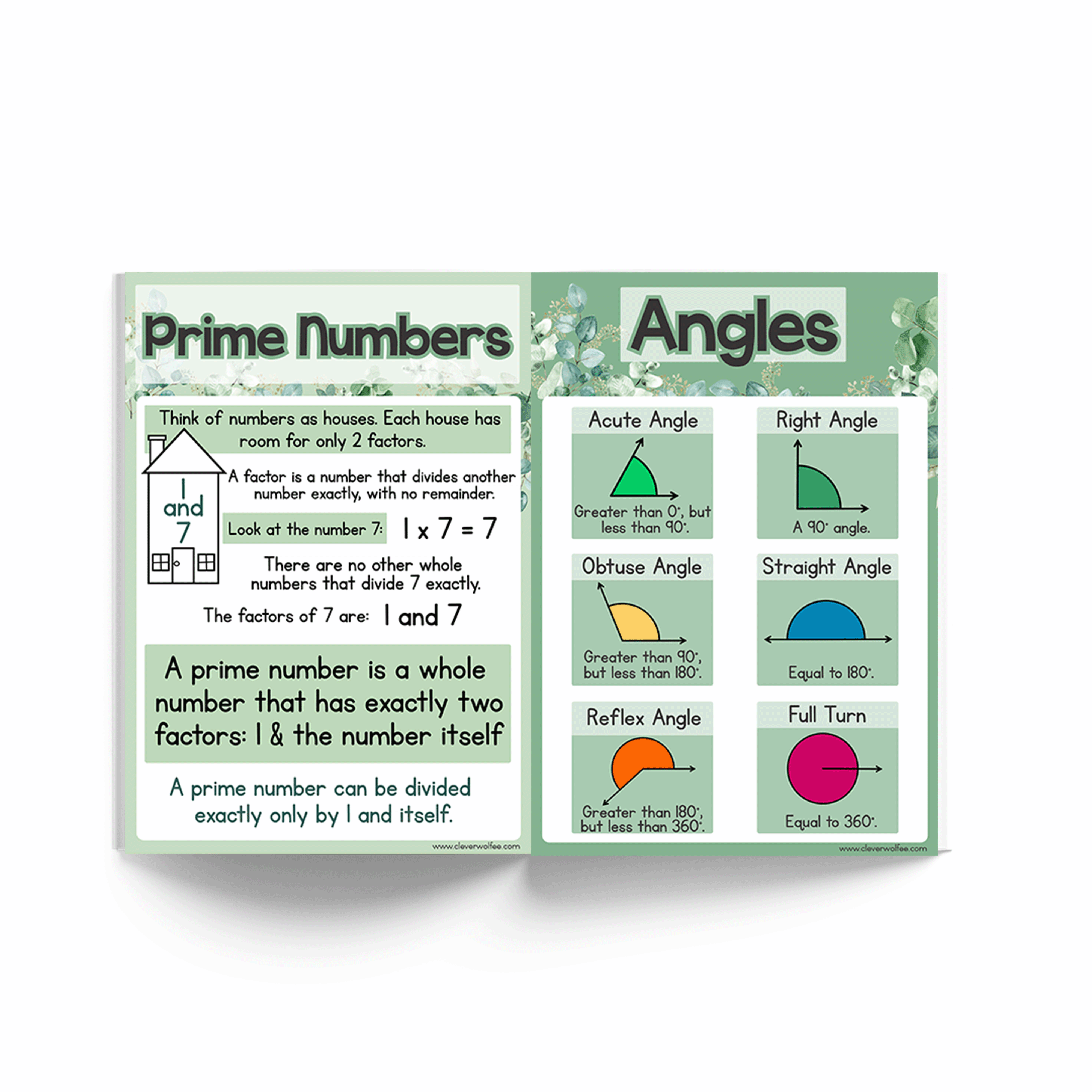 Math Posters Bundle - Eucalyptus - Image 4