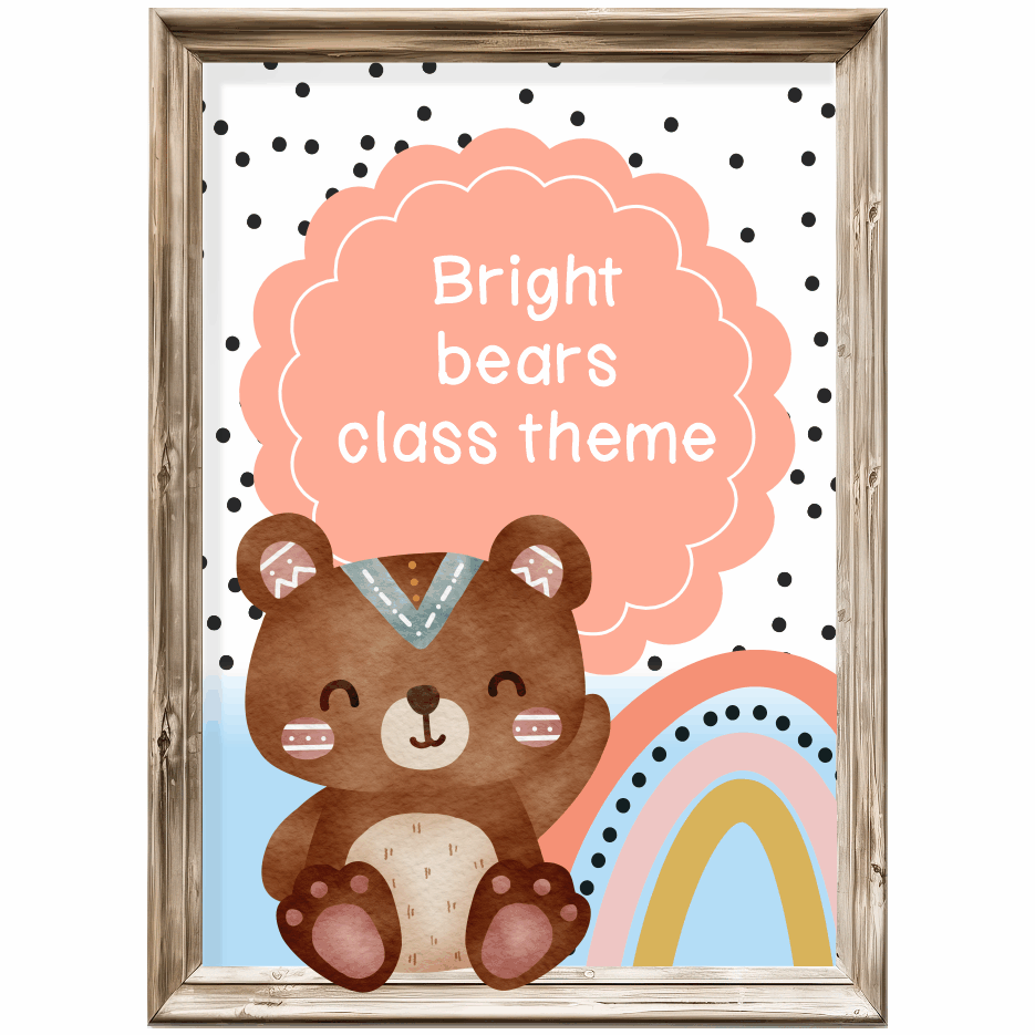 Class theme - Bright bears