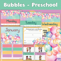 Alternative view of Bubbles class theme - Preschool