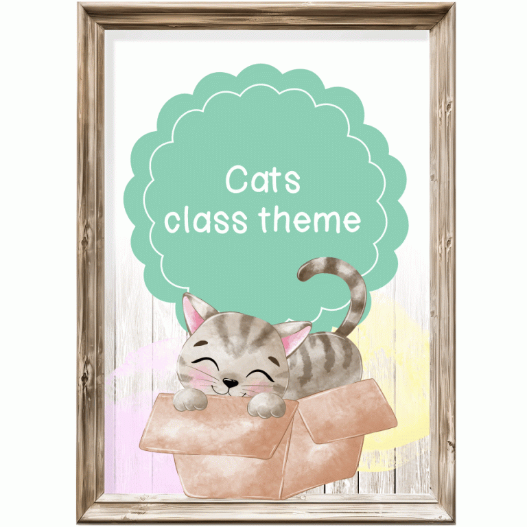 Class theme – cats – Clever Wolfee