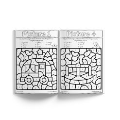 Alternative view of Color in with numbers