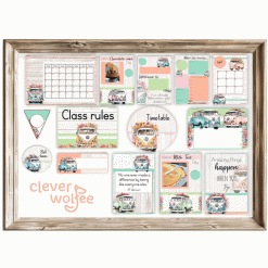 Alternative view of High School Class Theme - Colorful Busses