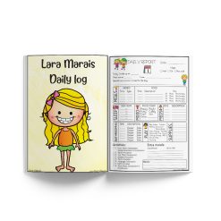Alternative view of Daily log - toddlers
