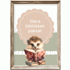 Lees / Biblioteek tema - Diere