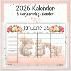 Eekhoring 2 kalender 2026