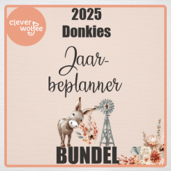 2025 Jaarbeplanner BUNDEL - Donkies