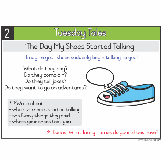 Creative Writing Prompts - 10 weeks - Image 2