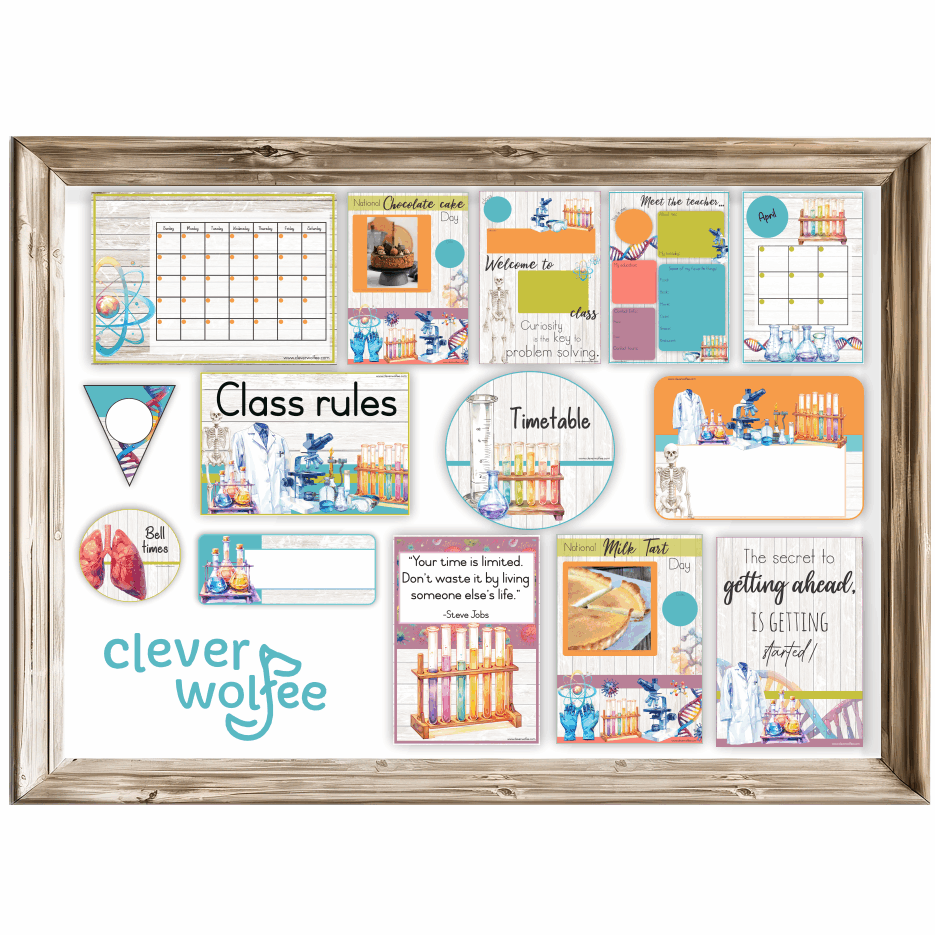 High School Class Theme - Science - Image 2