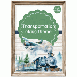 High School Class Theme - Transportation