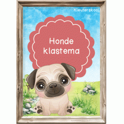 In die tuin: Honde Klastema - Kleuterskool
