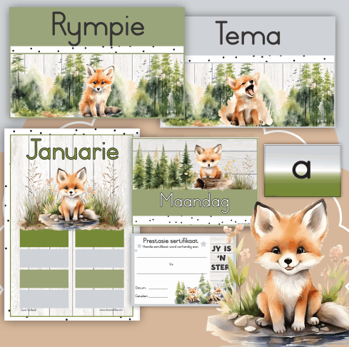 Jakkals 2 Klastema - Kleuterskool - Image 2