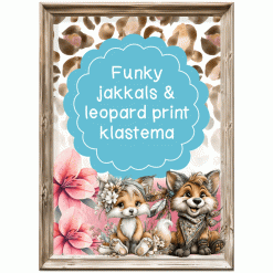 Klastema - Funky jakkals en leopard print