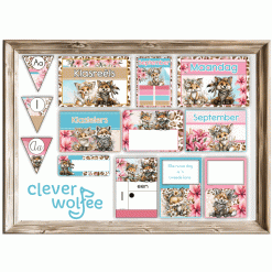 Alternative view of Klastema - Funky jakkals en leopard print