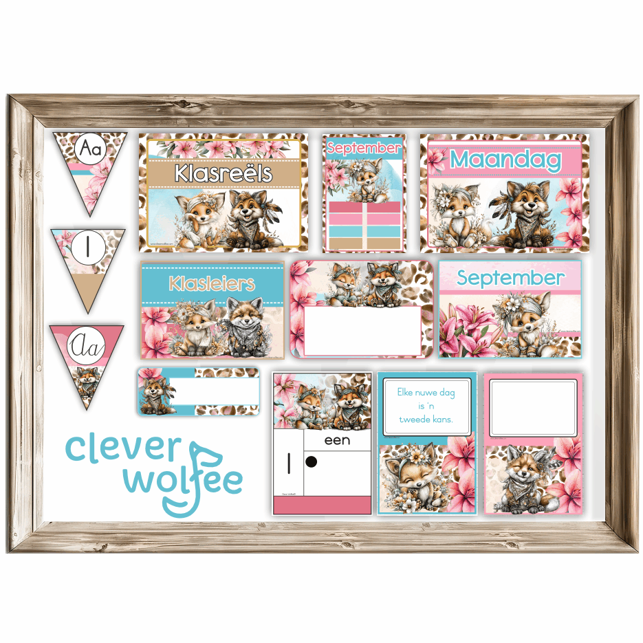 Klastema - Funky jakkals en leopard print - Image 2