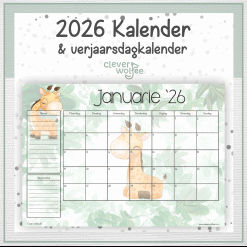 Kameelperd kalender 2026