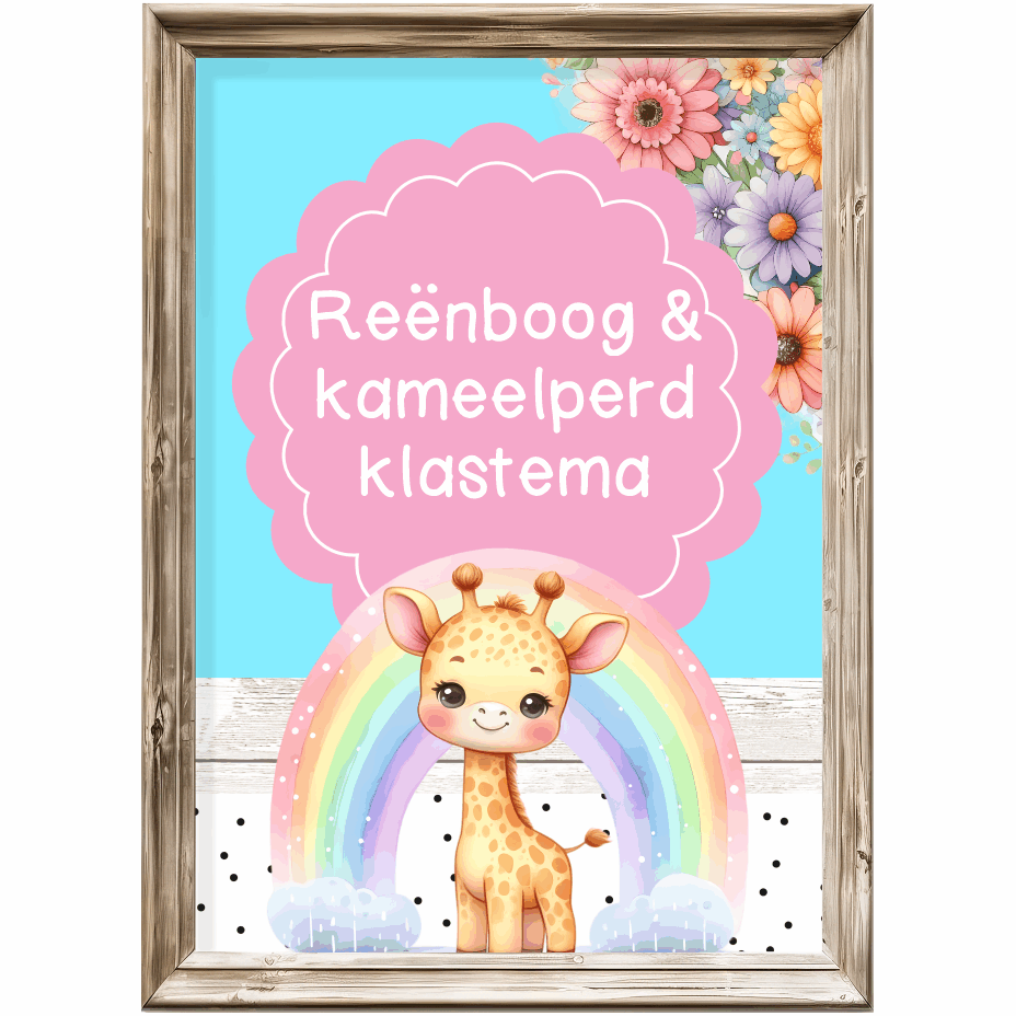 Reënboog en kameelperde Klastema - Kleuterskool
