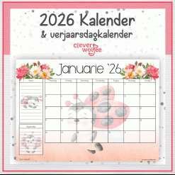 Ladybugs en rose kalender 2026