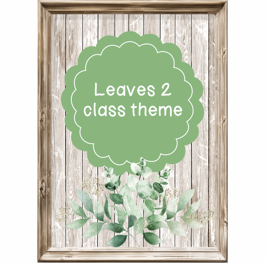 Class theme - leaves 2