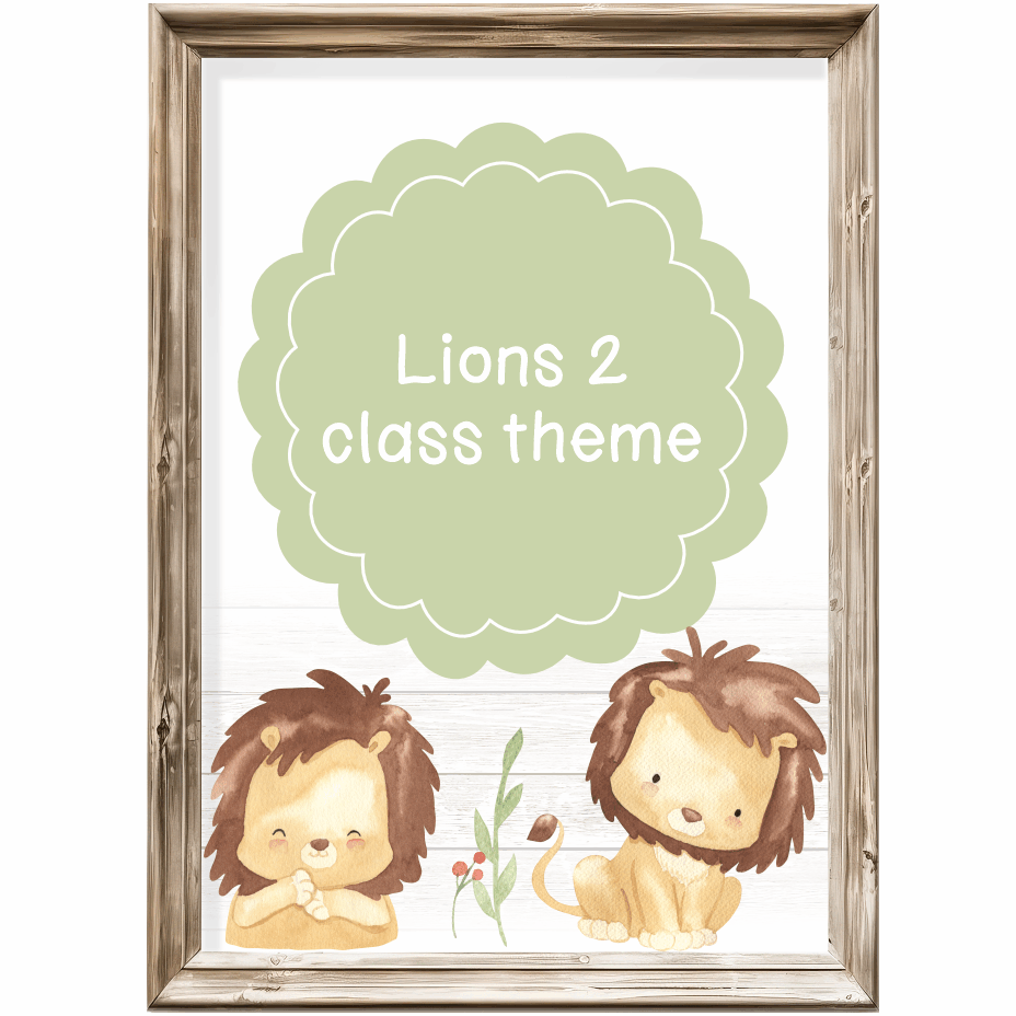 Class theme - lions 2