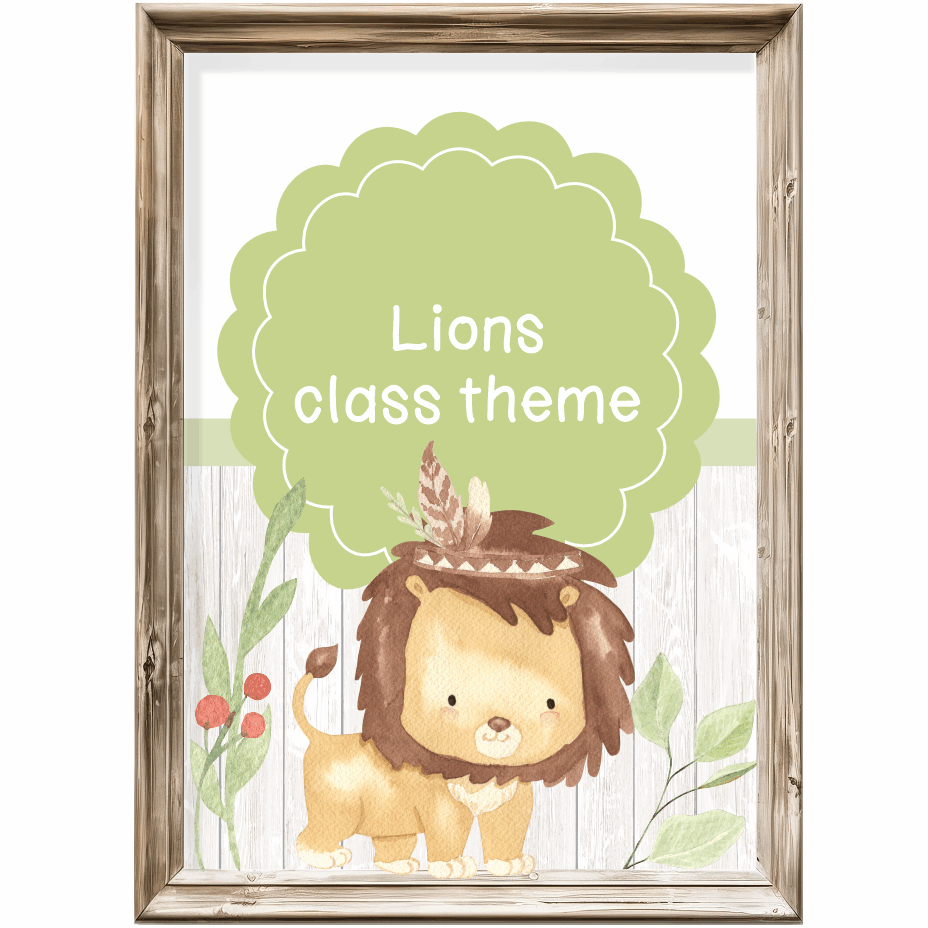 Class theme - lions